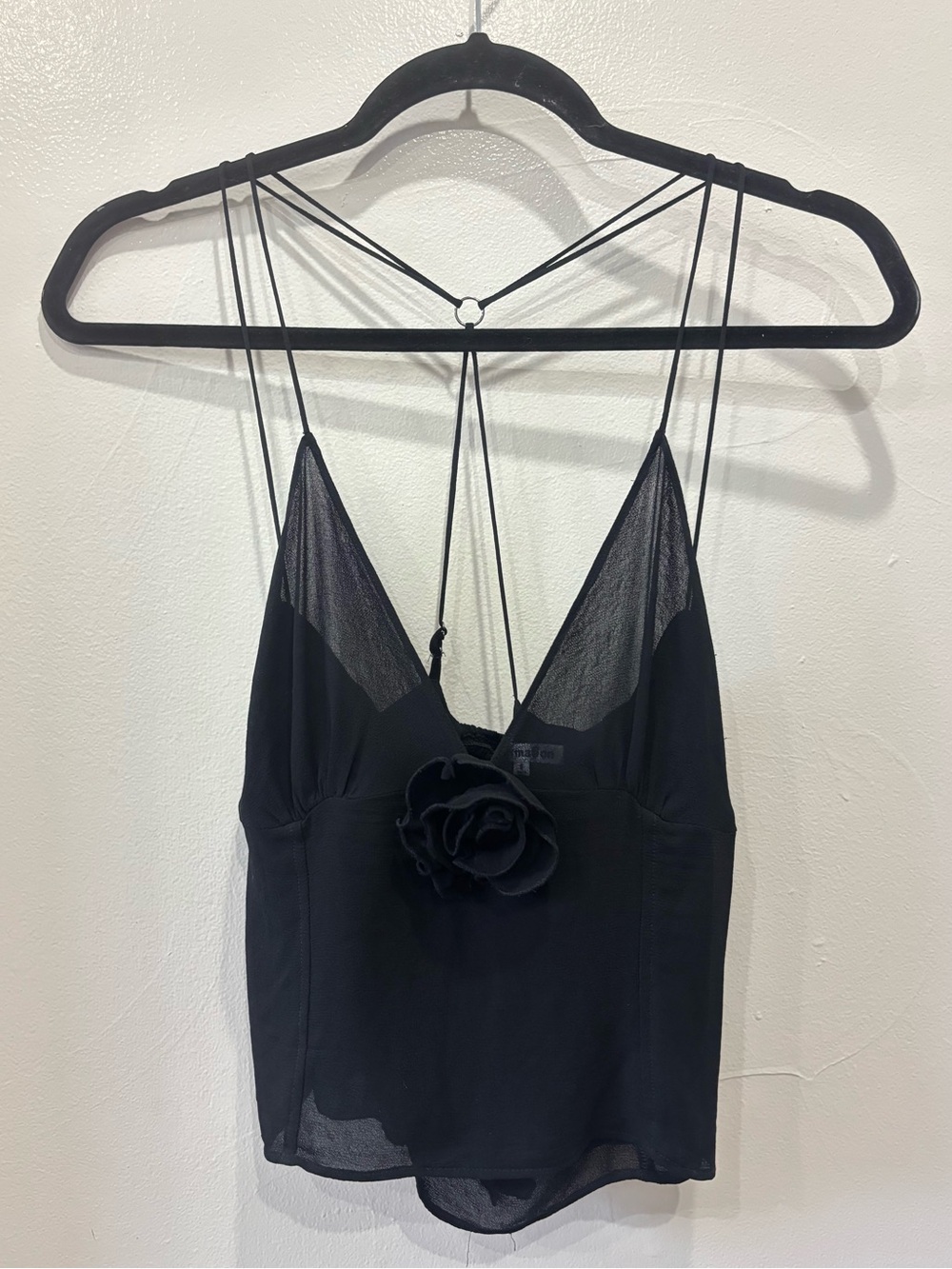 Reformation Briar Top Black -
Size 6